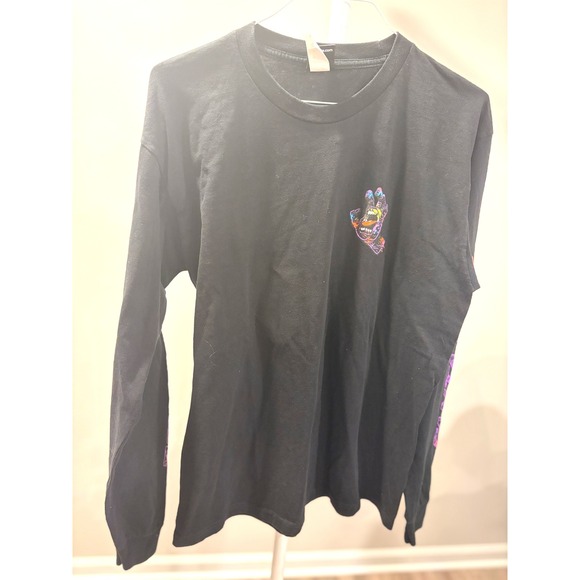 Santa Cruz Skateboards Other - Y2K Skater Streetwear 90s Surf Style Indie Screaming Hand Mens Large Black Shirt